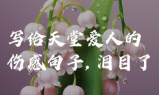 表示爱人不在身边想念的句子（爱人不在身边的感慨）