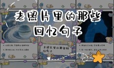 老照片的唯美句子（老照片的唯美句子发朋友圈）