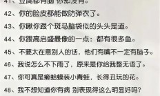 battle押韵骂人顺口溜（押韵骂人话）