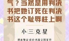 如何让小三身败名裂（如何让小三身败名裂？）