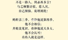 形容不是一路人的句子（形容不是一路人的句子简短）