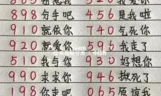 骂人的数字（中国骂人的数字）